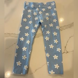 Joe Fresh Blue Leggings with Flowers